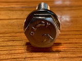 EXTSW 14.57 mm ID x 27.35 mm OD x 5.5 mm thick 316 stainless washer.