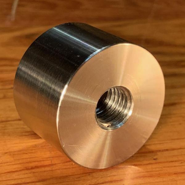 EXTSW 1/2-13 Tapped ID x 1 1/2" (1.490") OD x 1" Thick 304 Stainless Spacer
