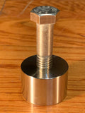 EXTSW 1/2-13 Tapped ID x 1 1/2" (1.490") OD x 1" Thick 304 Stainless Spacer